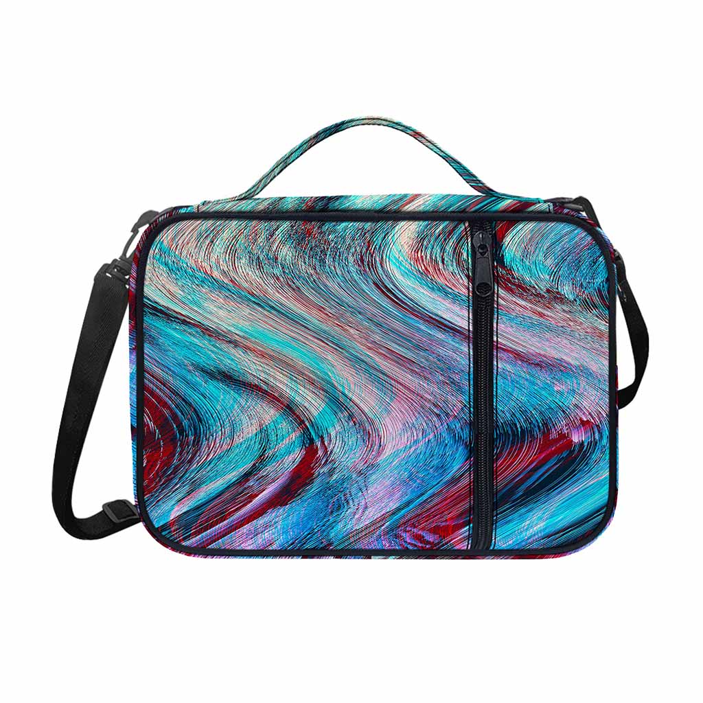 Smoke Psychedelic Trippy Print Shoulder Strap Bible Bag