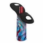 Smoke Psychedelic Trippy Print Single Neoprene Wine Tote