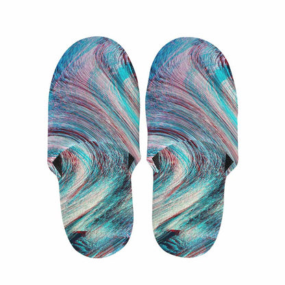 Smoke Psychedelic Trippy Print Slippers