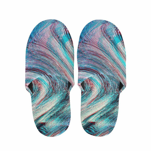 Smoke Psychedelic Trippy Print Slippers