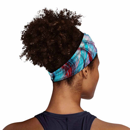 Smoke Psychedelic Trippy Print Sports Headband