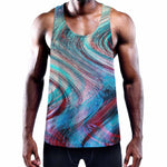Smoke Psychedelic Trippy Print Training Tank Top