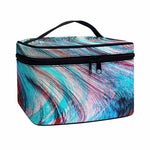 Smoke Psychedelic Trippy Print Travel Makeup Bag