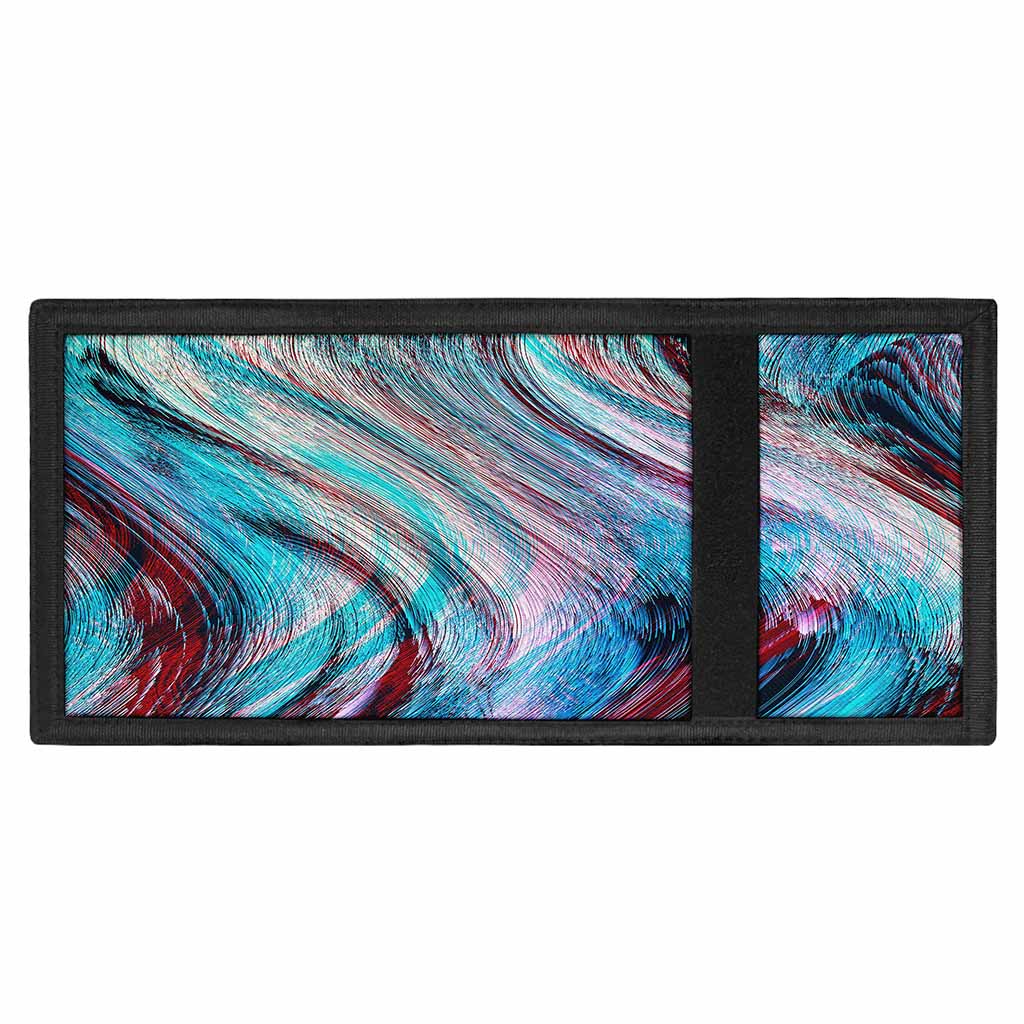 Smoke Psychedelic Trippy Print Trifold Wallet