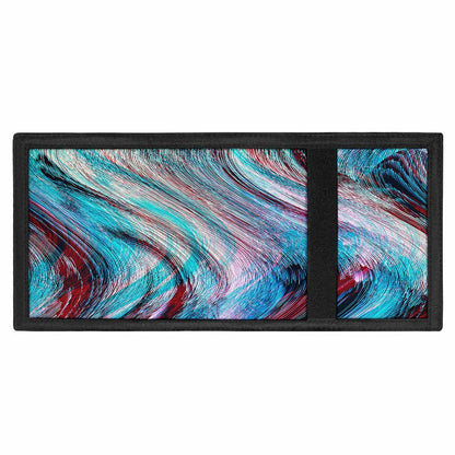Smoke Psychedelic Trippy Print Trifold Wallet