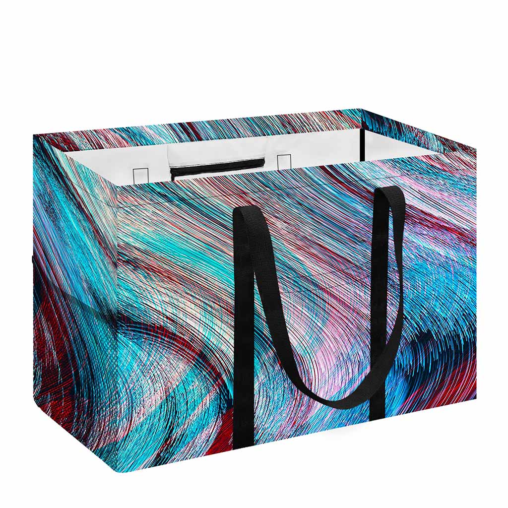Smoke Psychedelic Trippy Print Utility Tote Bag