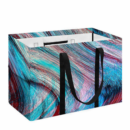 Smoke Psychedelic Trippy Print Utility Tote Bag