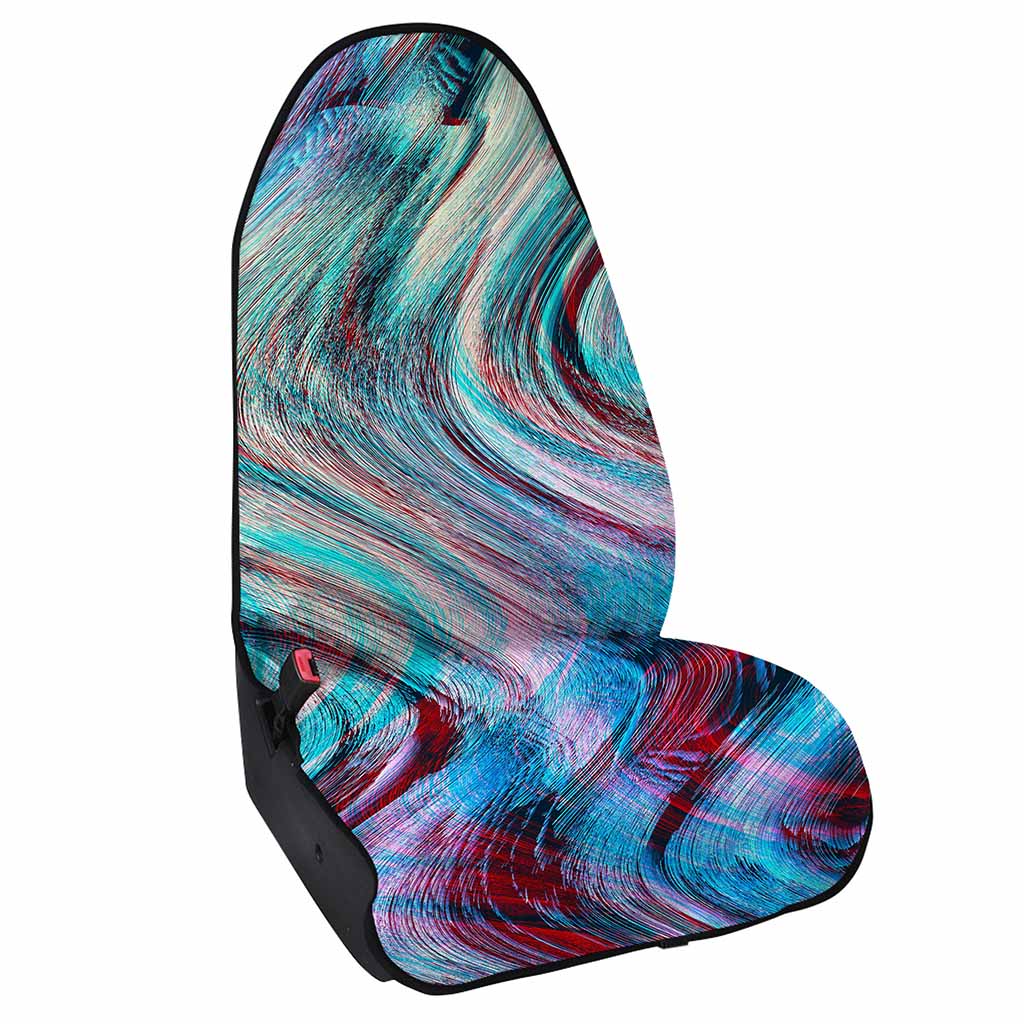 Smoke Psychedelic Trippy Print Waterproof Car Seat Cover