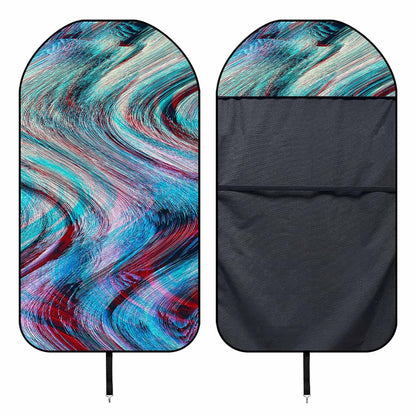 Smoke Psychedelic Trippy Print Waterproof Car Seat Cover