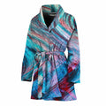 Smoke Psychedelic Trippy Print Women's Bathrobe