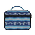 Snow Flower Knitted Pattern Print Briefcase Bible Bag