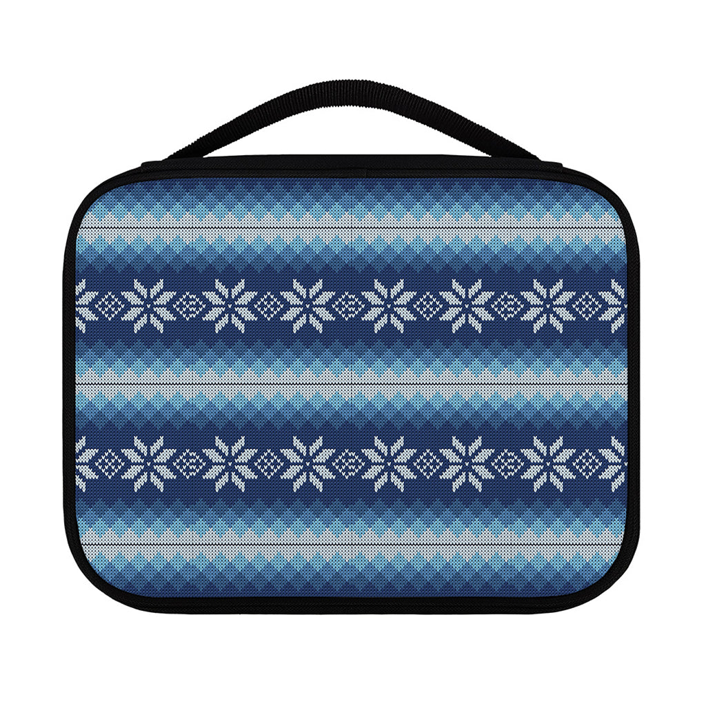 Snow Flower Knitted Pattern Print Classic Bible Case