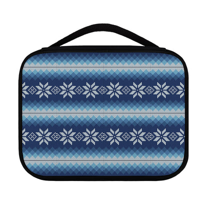 Snow Flower Knitted Pattern Print Classic Bible Case