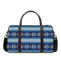 Snow Flower Knitted Pattern Print Duffel Bag
