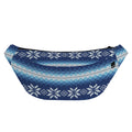 Snow Flower Knitted Pattern Print Fanny Pack