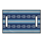 Snow Flower Knitted Pattern Print Golf Cart Seat Cover