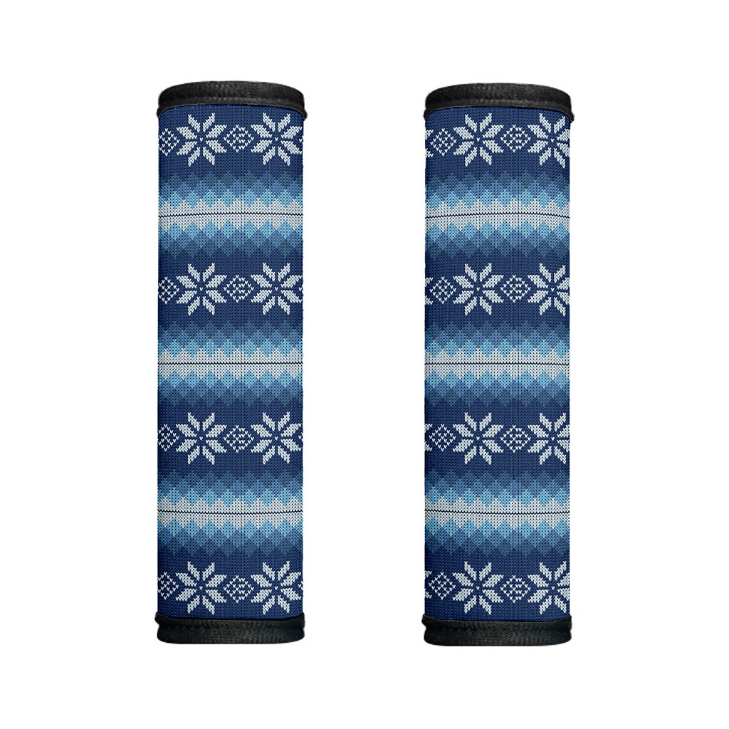 Snow Flower Knitted Pattern Print Handle Covers