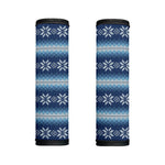 Snow Flower Knitted Pattern Print Handle Covers
