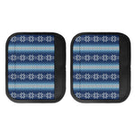 Snow Flower Knitted Pattern Print Handle Covers