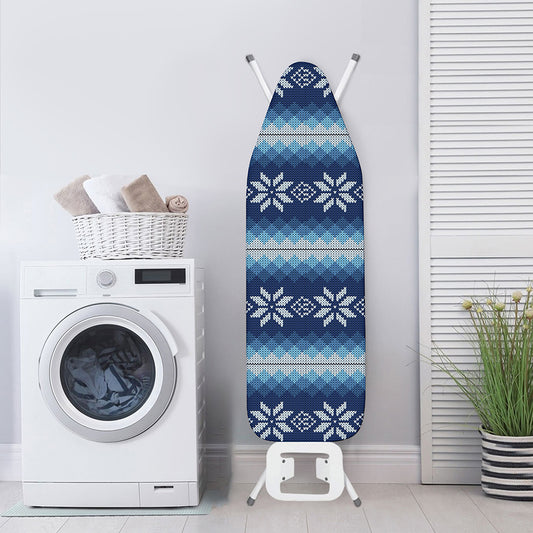Snow Flower Knitted Pattern Print Ironing Board Cover