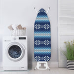 Snow Flower Knitted Pattern Print Ironing Board Cover