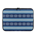 Snow Flower Knitted Pattern Print Laptop Sleeve