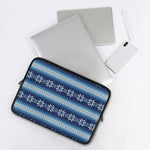 Snow Flower Knitted Pattern Print Laptop Sleeve