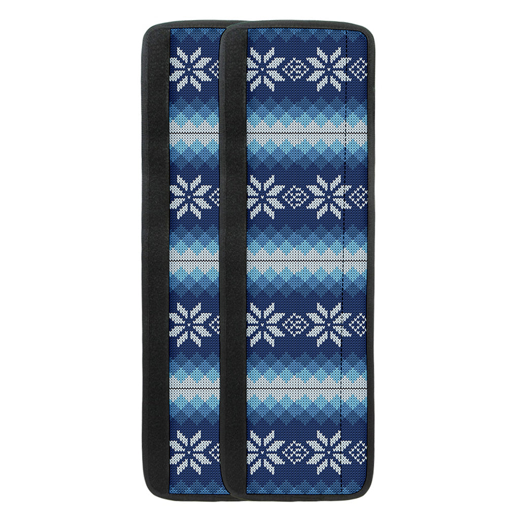 Snow Flower Knitted Pattern Print Refrigerator Handle Covers