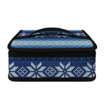 Snow Flower Knitted Pattern Print Small Lunch Bag