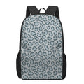 Snow Leopard Knitted Pattern Print 17 Inch Backpack