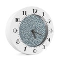 Snow Leopard Knitted Pattern Print Alarm Clock