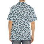 Snow Leopard Knitted Pattern Print Aloha Shirt