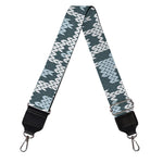 Snow Leopard Knitted Pattern Print Bag Strap