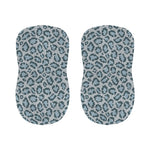 Snow Leopard Knitted Pattern Print Bar Stool Covers