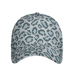 Snow Leopard Knitted Pattern Print Baseball Cap