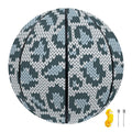 Snow Leopard Knitted Pattern Print Basketball