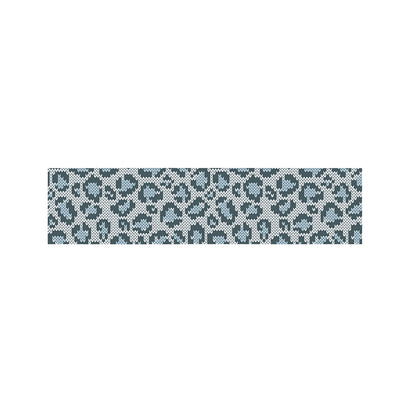 Snow Leopard Knitted Pattern Print Bed Runner