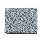 Snow Leopard Knitted Pattern Print Bifold Wallet