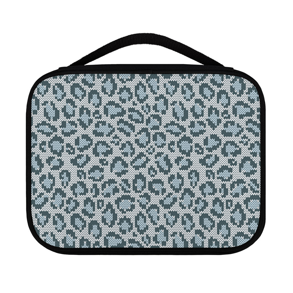 Snow Leopard Knitted Pattern Print Classic Bible Case