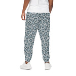 Snow Leopard Knitted Pattern Print Cotton Pants