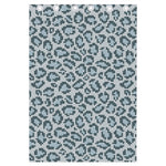 Snow Leopard Knitted Pattern Print Curtain