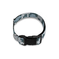 Snow Leopard Knitted Pattern Print Dog Collar