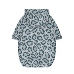 Snow Leopard Knitted Pattern Print Dog Zip Up Hoodie