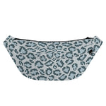 Snow Leopard Knitted Pattern Print Fanny Pack