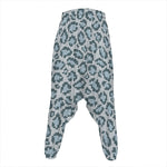 Snow Leopard Knitted Pattern Print Hammer Pants