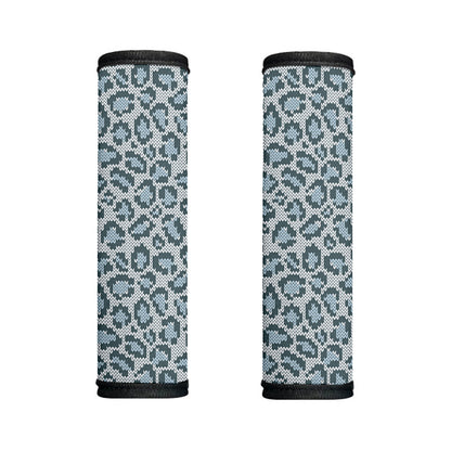 Snow Leopard Knitted Pattern Print Handle Covers