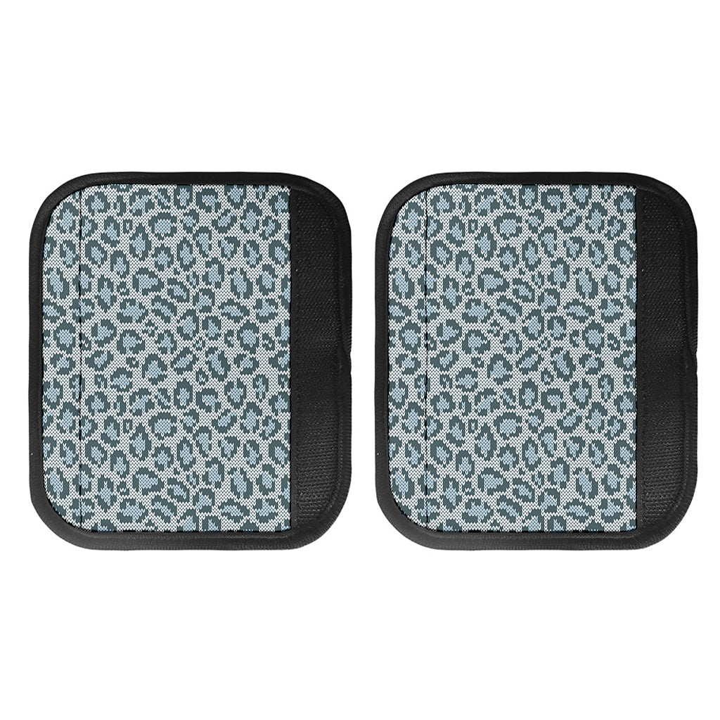 Snow Leopard Knitted Pattern Print Handle Covers