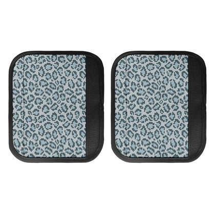 Snow Leopard Knitted Pattern Print Handle Covers