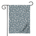 Snow Leopard Knitted Pattern Print House Flag