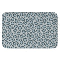 Snow Leopard Knitted Pattern Print Indoor Door Mat